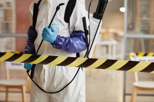 Professional Sewage Cleanup technician working in Amherst Junction, WI
